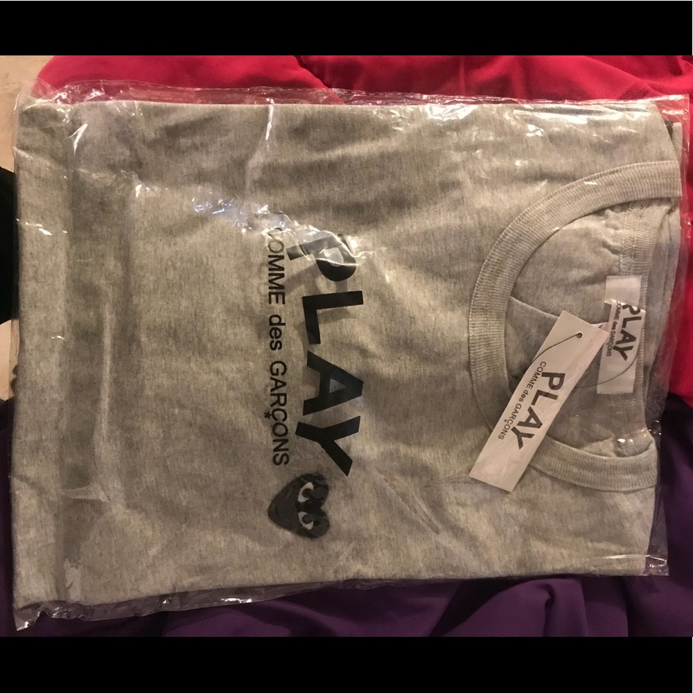 Black & Grey Commes de Garçon T Shirt
